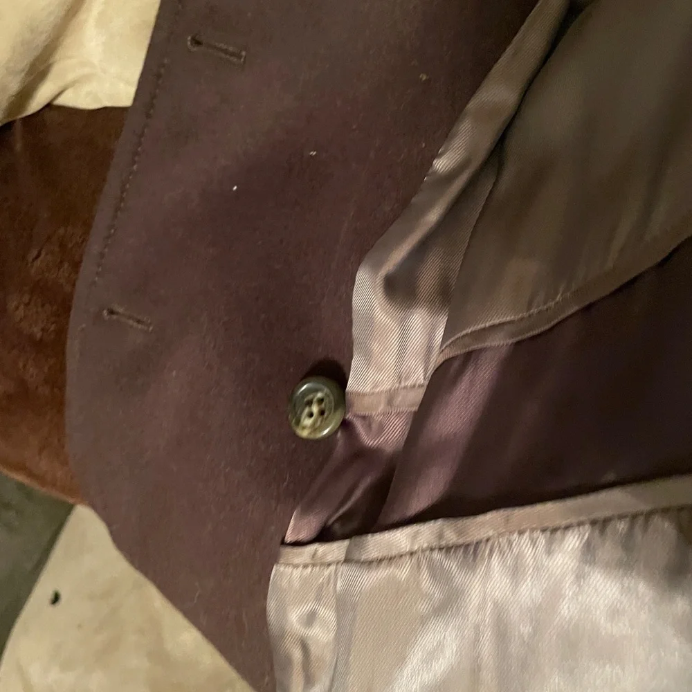 BCBGMaxAzria Brown Wool Women's Long Coat - Picture 9 of 12